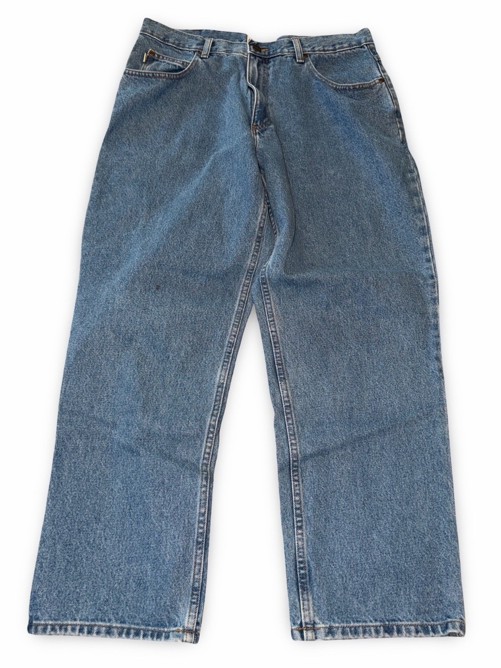 L.L. Bean Men's Straight-Leg Denim Jeans in Blue